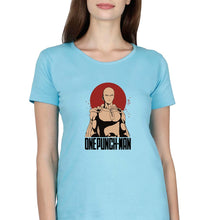 Load image into Gallery viewer, One-Punch Man T-Shirt for Womena-SkyBlue-Ektarfa.online
