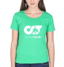 Load image into Gallery viewer, Scuderia AlphaTauri T-Shirt for Women-flag green-Ektarfa.online
