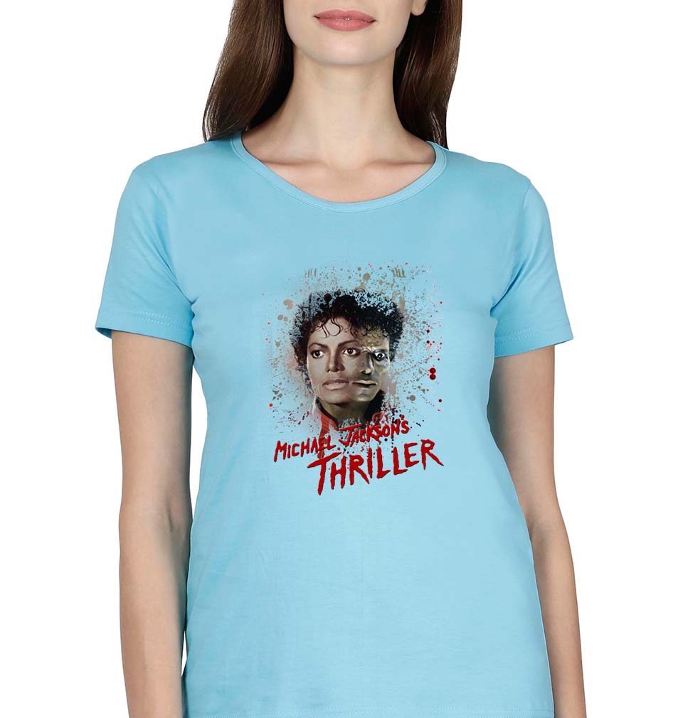 Thriller T-Shirt for Women-SkyBlue-Ektarfa.online