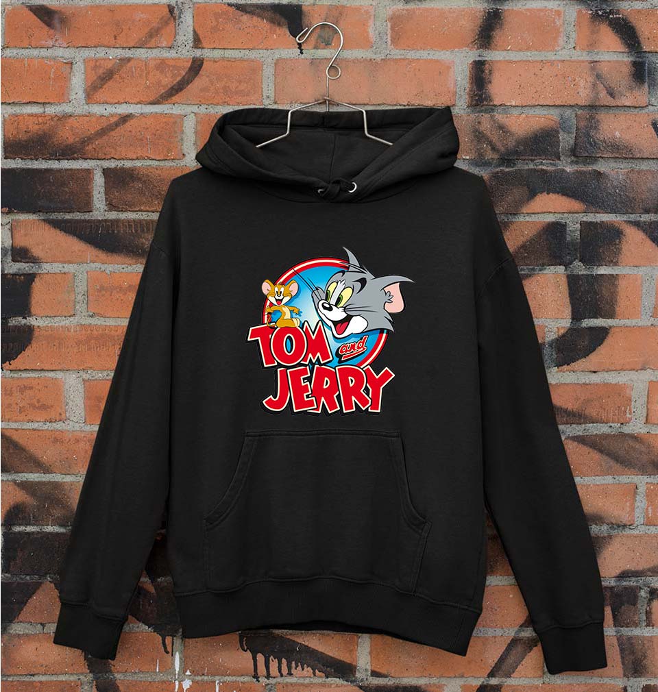 Tom & Jerry Unisex Hoodie for Men/Women-Black-Ektarfa.online