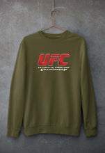 Load image into Gallery viewer, UFC Unisex Sweatshirt for Men/Women-Olive Green-Ektarfa.online
