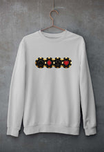 Load image into Gallery viewer, Poker Unisex Sweatshirt for Men/Women-Grey Melange-Ektarfa.online

