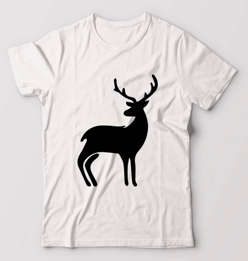 Deer T-Shirt for Men-White-Ektarfa.online
