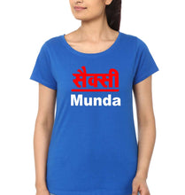 Load image into Gallery viewer, Sexy Munda T-Shirt for Women-Royal Blue-Ektarfa.online
