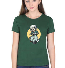 Load image into Gallery viewer, Skull T-Shirt for Women-Dark Green-Ektarfa.online
