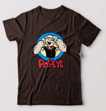Load image into Gallery viewer, Popeye T-Shirt for Men-Coffee Brown-Ektarfa.online
