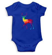 Load image into Gallery viewer, POLYGONAL_DEER Kids Romper For Baby Boy/Girl-0-5 Months(18 Inches)-Royal Blue-Ektarfa.online
