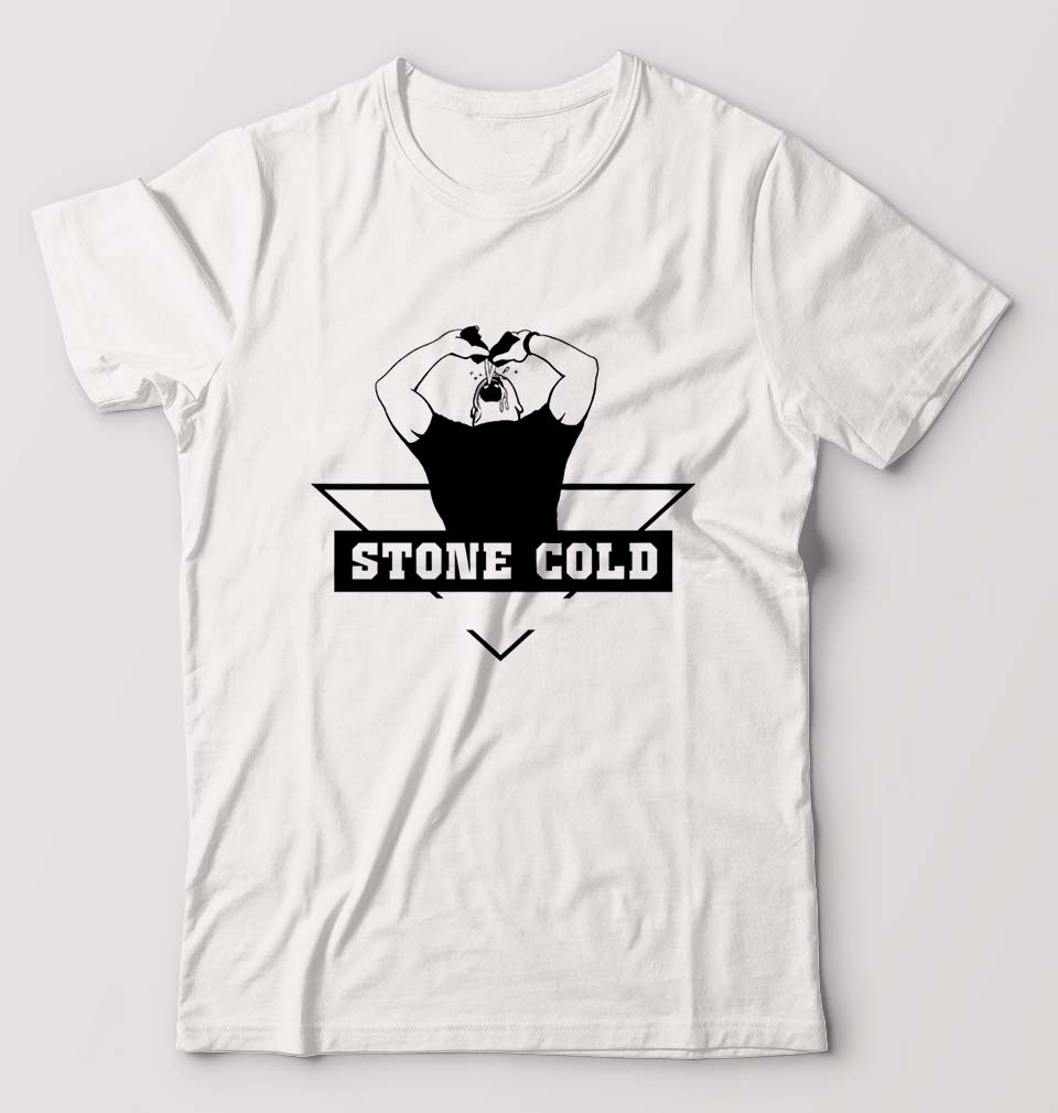 Stone Cold Steve Austin (WWE) T-Shirt for Men-White-Ektarfa.online