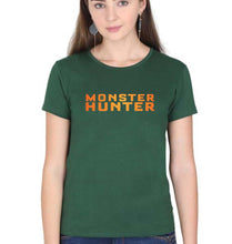 Load image into Gallery viewer, Monster Hunter T-Shirt for Women-Dark Green-Ektarfa.online
