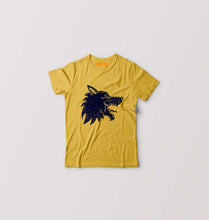 Load image into Gallery viewer, Wolf Kids T-Shirt for Boy/Girl-Golden Yellow-Ektarfa.online
