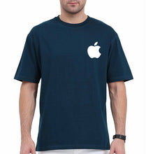 Load image into Gallery viewer, Apple Oversized T-Shirt for Men-Petrol Blue-Ektarfa.online
