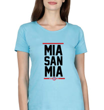 Load image into Gallery viewer, Bayern Munich T-Shirt for Women-Light Blue-Ektarfa.online

