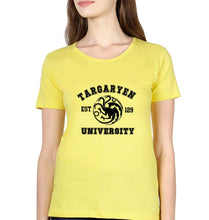 Load image into Gallery viewer, House Targaryen (GOT) T-Shirt for Women-Yellow-Ektarfa.online
