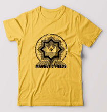 Load image into Gallery viewer, Magnetic fields T-Shirt for Men-Golden Yellow-Ektarfa.online
