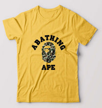 Load image into Gallery viewer, A Bathing Ape T-Shirt for Men-Golden Yellow-Ektarfa.online
