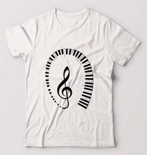 Load image into Gallery viewer, Piano T-Shirt for Men-White-Ektarfa.online
