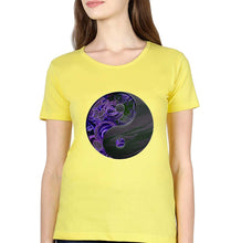 Load image into Gallery viewer, Yin Yang T-Shirt for Women-Yellow-Ektarfa.online

