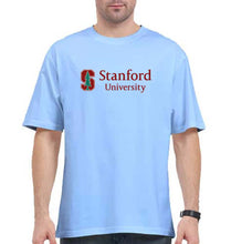 Load image into Gallery viewer, Stanford Oversized T-Shirt for Men-Baby Blue-Ektarfa.online
