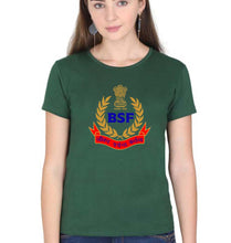 Load image into Gallery viewer, BSF Army T-Shirt for Women-Dark Green-Ektarfa.online
