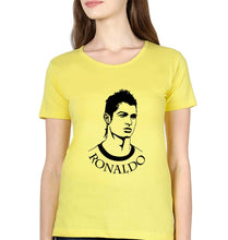 Load image into Gallery viewer, Cristiano Ronaldo CR7 T-Shirt for Women-Yellow-Ektarfa.online
