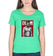 Load image into Gallery viewer, Islam Makhachev T-Shirt for Women-flag green-Ektarfa.online
