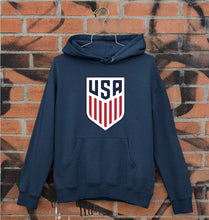 Load image into Gallery viewer, USA Football Unisex Hoodie for Men/Women-Navy Blue-Ektarfa.online
