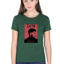 Load image into Gallery viewer, Zayn Malik T-Shirt for Women-Dark Green-Ektarfa.online
