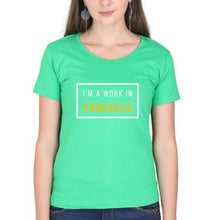 Load image into Gallery viewer, Gym T-Shirt for Women-flag green-Ektarfa.online
