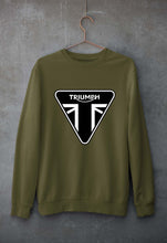 Load image into Gallery viewer, Triumph Unisex Sweatshirt for Men/Women-S(40 Inches)-Olive Green-Ektarfa.online
