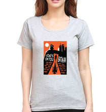 Load image into Gallery viewer, Batman T-Shirt for Women-Grey Melange-Ektarfa.online
