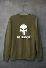 Load image into Gallery viewer, Punisher Unisex Sweatshirt for Men/Women-Olive Green-Ektarfa.online
