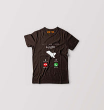 Load image into Gallery viewer, Ladakh Calling Kids T-Shirt for Boy/Girl-Coffee Brown-Ektarfa.online
