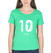 Load image into Gallery viewer, Sachin Tendulkar T-Shirt for Women-Flag Green-Ektarfa.online
