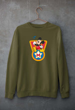 Load image into Gallery viewer, Mickey Mouse Unisex Sweatshirt for Men/Women-Olive Green-Ektarfa.online

