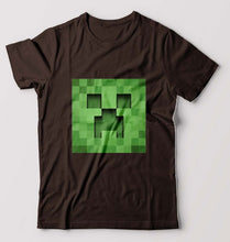 Load image into Gallery viewer, Minecraft T-Shirt for Men-Coffee Brown-Ektarfa.online
