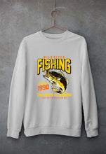 Load image into Gallery viewer, Fishing Unisex Sweatshirt for Men/Women-Grey Melange-Ektarfa.online
