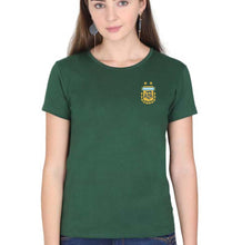 Load image into Gallery viewer, Argentina Footbal T-Shirt for Women-Dark Green-Ektarfa.online
