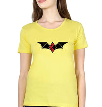Load image into Gallery viewer, Batman and Harley Quinn T-Shirt for Women-Yellow-Ektarfa.online
