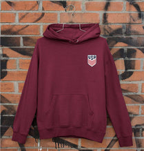 Load image into Gallery viewer, USA Football Unisex Hoodie for Men/Women-Maroon-Ektarfa.online
