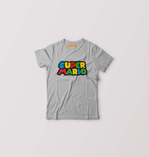 Load image into Gallery viewer, Super Mario Kids T-Shirt for Boy/Girl-Grey-Ektarfa.online
