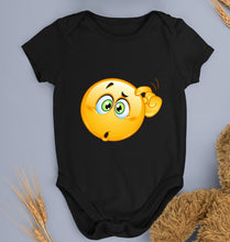 Load image into Gallery viewer, Emoji Kids Romper For Baby Boy/Girl-0-5 Months(18 Inches)-Black-Ektarfa.online
