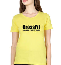 Load image into Gallery viewer, CrossFit T-Shirt for Women-Yellow-Ektarfa.online
