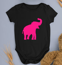 Load image into Gallery viewer, Pink Elephant Kids Romper For Baby Boy/Girl-Black-Ektarfa.online

