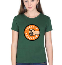Load image into Gallery viewer, Orange Cassidy - Freshly Squeezed T-Shirt for Women-Dark Green-Ektarfa.online
