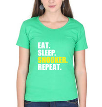 Load image into Gallery viewer, Snooker T-Shirt for Women-flag green-Ektarfa.online

