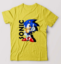 Load image into Gallery viewer, Sonic T-Shirt for Men-Yellow-Ektarfa.online
