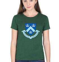 Load image into Gallery viewer, Columbia University T-Shirt for Women-Dark Green-Ektarfa.online
