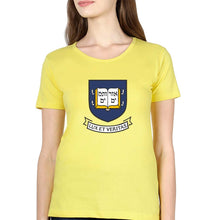 Load image into Gallery viewer, Yale University T-Shirt for Women-Yellow-Ektarfa.online

