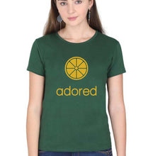 Load image into Gallery viewer, Adored T-Shirt for Women-Dark Green-Ektarfa.online
