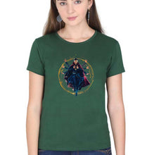 Load image into Gallery viewer, Doctor Strange Superhero T-Shirt for Women-Dark Green-Ektarfa.online
